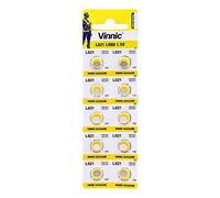 10 x 364 Watch Batteries - Vinnic Alkaline Battery L621 | AG1 | GP64A | SR621W