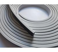 10 x 4 Solid Flexible Intumescent Fire Door Seal 5M (1 Door) BS476-22 White Adhesive for routed Doors & Frames