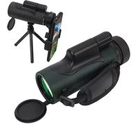 10 x 42 HD Monocular Telescope Waterproof Monocular Telescope with Smartphone Holder Tripod for Bird Watching, Hiking, Sightseeing, Concert Ball Game, Camping,