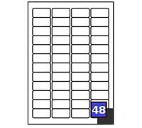 10 x 48 Labels Per Sheet 45.7 x 21.2mm White A4 Address Labels Sticky Self Adhesive Peel Out Notes Paper Mailing Inkjet Copier Laser Printer