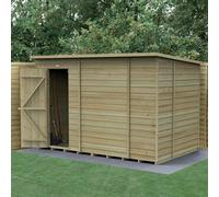 4LIFE Pent Shed 10x6 - Installation Included / Without Base / 0 / 1