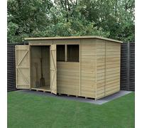 Beckwood Pent Shed 10x6 - Installation Included / Without Base / 2