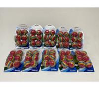 10 x 6-Pack Longridge Golf Practice Multicoloured Foam Balls (60) PAFBM6 New