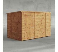 10 x 6 Powersheds Tongue and Groove Windowless Pent Wooden Shed