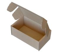 10" x 6" x 4" 254mm x 152mm x 102mm Brown Die Cut Folding Lid Postal Cardboard Boxes Small Mailing Shipping Cartons Qty 200