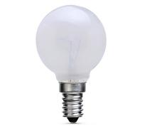 10 X 60 WATT SES (E14) Small Edison Screw Pearl Golf Ball Round Lamps Light Bulbs