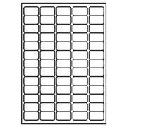 10 X 65 lables per sheetA4 White Self Adhesive Address Shipping Mailing Labels, Sticky Back Printing Sticker, Laser/Inkjet Printers and Copier 38.1mm x21.2mm