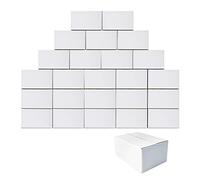 10 x 7 x 5 Shipping Boxes, Corrugated Mailing Box, White Cardboard Boxes for Shipping, Pack of 25