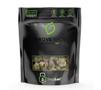 10 x 7g Grove Bags Terploc with Window, Airtight Storage Bags with Moisture and Odour Control + UV Protection
