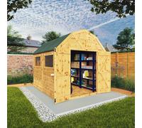 10 x 8 Mercia Premium Shiplap Dutch Barn Shed