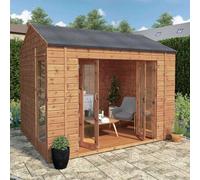 Mercia Vermont Large Summerhouse including Double Bi-Fold Doors - 10 x 8ft