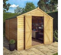 Mercia Overlap Apex Windowless Value Shed 10 x 8ft, none