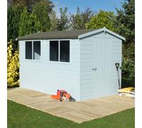 10 x 8 Shire Lewis Premium Apex Shed in Shiplap