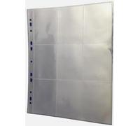 10 x A4 Collector - Storage Album Pages - Acid Free - Trade Cards - Photography (9 Pockets)