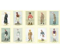 10 x A4 Vintage Jockeys - Vanity Fair Prints reproductions