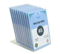 10 x A5 Portrait Angled Menu Sign Price List Poster Holder Display Stand Copyholder - Single Sided - PDS8003 - Made in the UK!