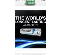10 X AA ENERGIZER ULTIMATE LITHIUM ULTRA BATTERY LR6 L91 DIGITAL~ LOOSE WRAPED