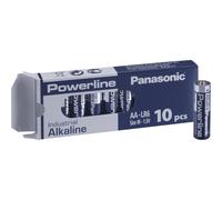 10 x AA LR6 Panasonic Powerline Industrial Alkaline Battery Pack of 10