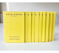 10 X Acca Kappa Green Mandarin Eau de Cologne 2ml Unisex Sample Sizes.