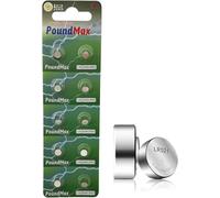 10 X AG0 379 119SG0 SR63 GP379 LR521 D379 SR521W 1.5v PoundMax ALKALINE BUTTON CELL BATTERY