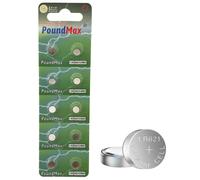 10 X AG1 364 363 LR621 SR621SW 1.5v PoundMax ALKALINE BUTTON CELL BATTERY