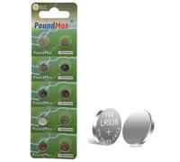 10 X AG9 394 LR45 LR936 SR936W SR936 1.5v PoundMax ALKALINE BUTTON CELL BATTERY