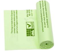 10 x Alina 80L Compostable Bin Liner/Garden Compost Sack/Biodegradable Green 80 Litre Starch Bin Bag