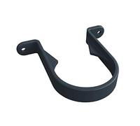 10 x Anthracite Grey Round 68mm Downpipe Brackets, Freeflow Rain Water Systems