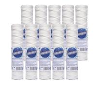 10 x Aquafilter 100 Micron Yarn String Wound Sediment Water Filter 10" FCPP100