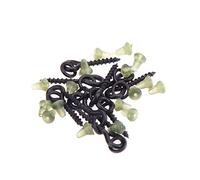 10 x Bait Screws With Oval Rings + 20 x Hook Stops Carp Fishing Tackle Chod