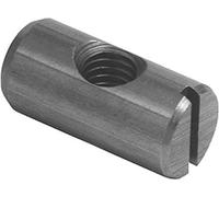 10 x Barrel Bolt Nuts M6 x 14mm Slotted Cross Dowel furniture, cots, beds by Hafele
