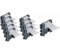 10 x Base Bracket for 19 mm Aperture Mounting Base Clip Base Holder Burger Design Format Nolte Wellmann Rotpunkt Holtkamp Häfele Kitchen
