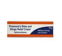 10 x Bite & Stings Relief Cream - Hydrocortisone 1% 10g Tube - Anti-Itch Cream