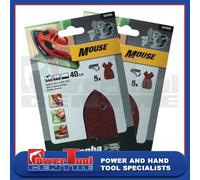 10 x Black & Decker 40g Coarse Mouse Detail Sander Sheets KA150 KA150K KA160