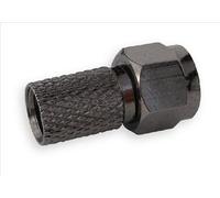 10 x Black Nickel F Plug RG6, WF100 Connector 7MM For Satellite TV,Sky & Virgin