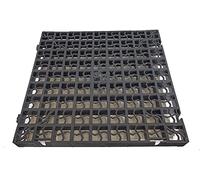 10 x Black Plastic Paving Driveway Grid Turf Grass Lawn Path Gravel Protector | 4 Grass Grids = 1 Sq Meter | Drainage Mat Greenhouse Deck Garden Supply