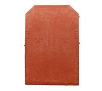 10 x Brick Red Tapco Roof Slate Tile - Lightweight Strong Synthetic Plastic Roofing Shingle (10 Pack)