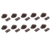 10 x Brown Roller Catch For cupboard Locker Caravan Motorhome Kitchen Doors