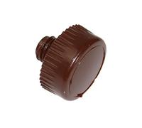 10 x Brown Spare Nylon Head Thor Glazing Hammer Medium Face 38mm Ends Window Mallett