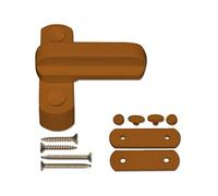 10 x Caramel Sash Jammers & Fitting Screws for UPVC/PVC Windows or Doors - A high Security arm - Includes Fitting Instructions