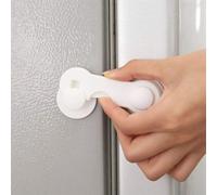 10 X Child Safety Locks Baby Proof Cabinet Door Lock, Fridge Drawer Lock, Window Lock Without Drilling, White