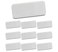 10 x Cockspur Window Handle Wedge Striker Plates White 4mm