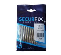 10 X Concrete Frame Screws 75 X 120mm Window Fixings For Masonry Stone & Brick