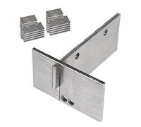 10 x Conservatory Roof End Plate Aluminium Stop Slipped Polycarbonate & Glass Panels