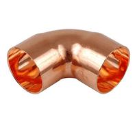 10 x Copper End Feed Elbow 90° 22mm F x F Fitting Plumbing Joining Pipe Water Gas