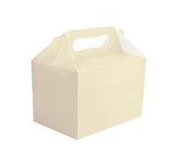 10 x Cream/Ivory Party Wedding Favour Food Boxes Gift Favour Box