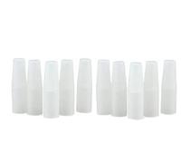 10 x Disposable Long Tester Silicone Drip Tip Covers Hygiene Anti Dust Cap Mouthpiece with Hole 510 - Vaporly UK No Nicotine