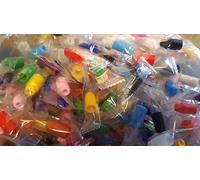 10 x Disposable Tester Silicone Drip Tip Hygiene Mouthpiece 510 Random Colours Sent- Vaporly UK No Nicotine (10)