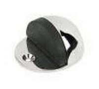 10 x Door Stop - Oval / Half Moon Floor Mounted - Polished Chrome