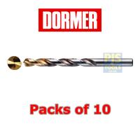 Dormer A0024.8 HSS-TiN Coated Jobber Drill 4.80mm OL:86mm WL:52mm
